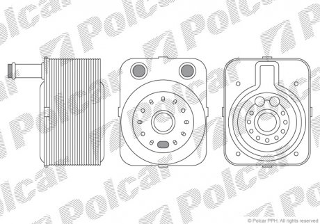 Радиатор масла Polcar 1323L8-3