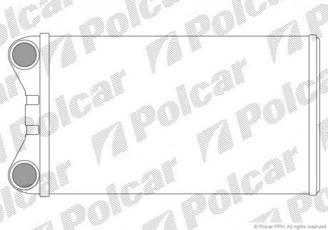 Радіатор обігріву SRL Polcar 1325N8-1