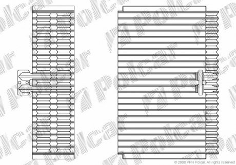 Випаровувач кондиціонера Polcar 1328P8-1