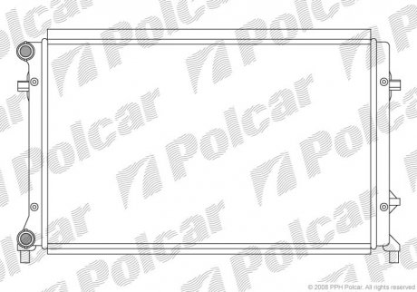 Радиатор охлаждения Polcar 133108-3