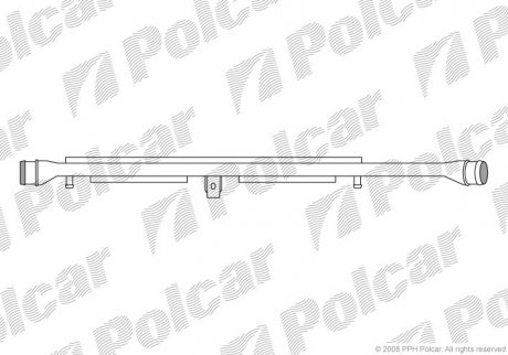 Радиатор воздуха (интеркулер) Polcar 1338J83X (фото 1)