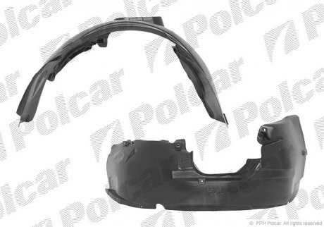 Подкрылок правый Polcar 1411FP-1 (фото 1)