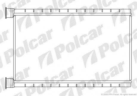 Радиатор обогрева Polcar 2001N81X