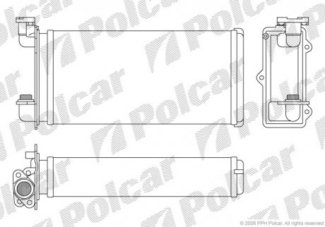 Радіатор обігріву SRL Polcar 2005N8-1