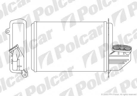 Радіатор обігріву SRL Polcar 2007N82 (фото 1)