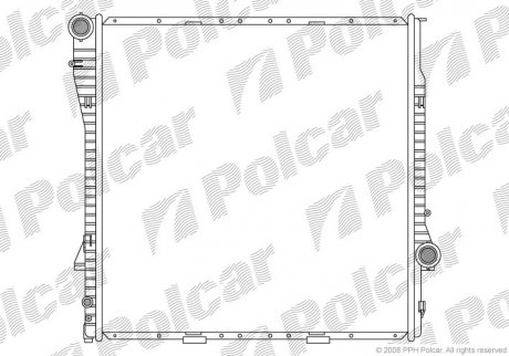 Радіатор охолодження SRL Polcar 205008-2