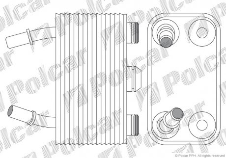 Радіатор масла Polcar 2050L81X (фото 1)