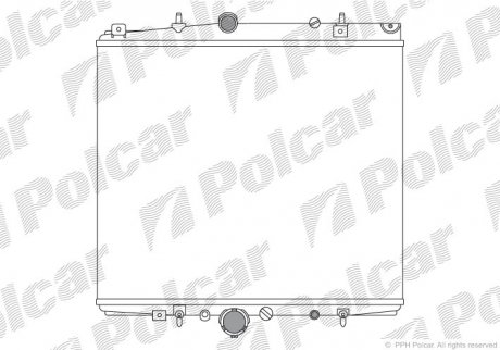 Радіатор охолодження Polcar 238108A2 (фото 1)