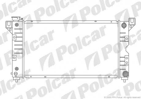 Радиатор охлаждения Polcar 240108-2