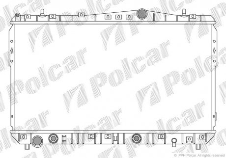 Радиатор охлаждения Polcar 250508-2