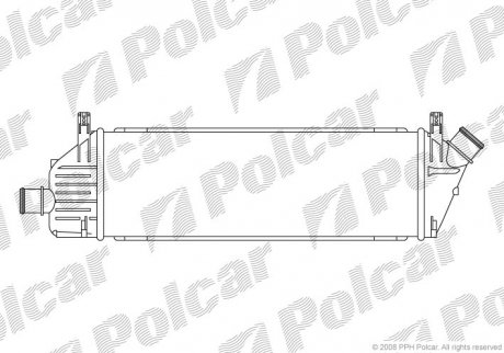 Радиатор воздуха (интеркулер) Polcar 2707J81X