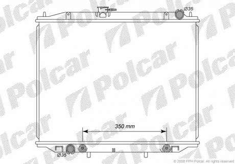 Радиатор охлаждения Polcar 2770083K