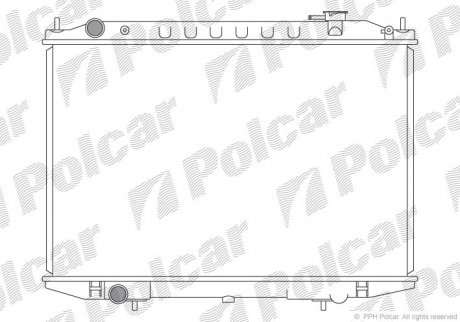 Радіатор охолодження Polcar 279708-1