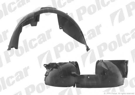 Подкрылок правый Polcar 2800FP1X