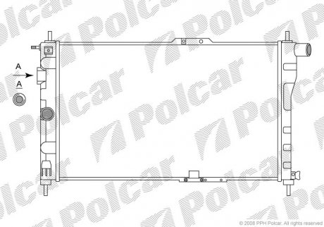 Радіатор охолодження Polcar 291008A1