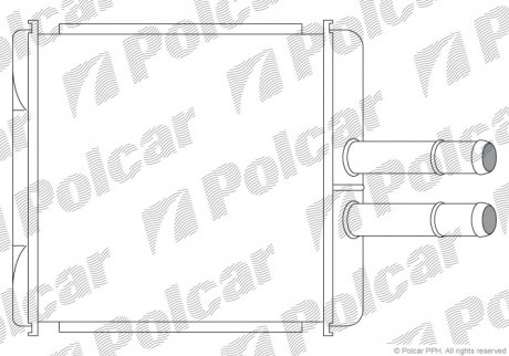 Радіатор обігріву SRL Polcar 2912N8-1