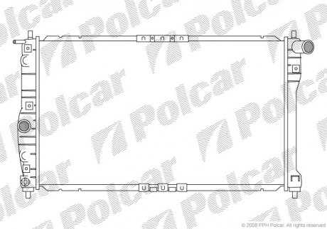 Радіатор охолодження Polcar 292308A1 (фото 1)