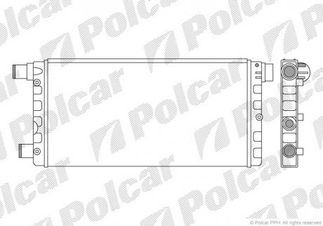 Радиатор охлаждения Polcar 300108B2