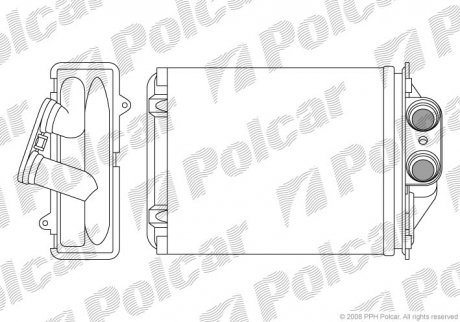 Радіатор обігріву SRL Polcar 3003N8-2