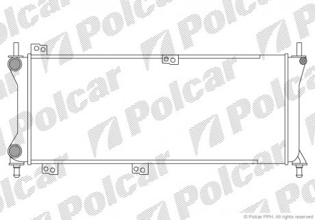 Радіатор охолодження Polcar 3004083 (фото 1)