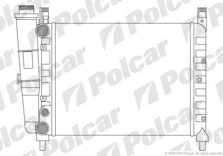 Радіатор охолодження Polcar 3016085