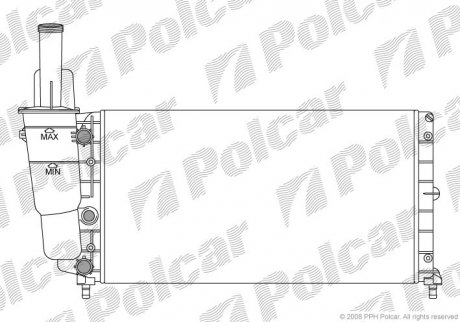 Радиатор охлаждения Polcar 30170803