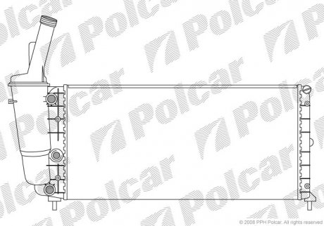 Радіатор охолодження Polcar 301708-0 (фото 1)