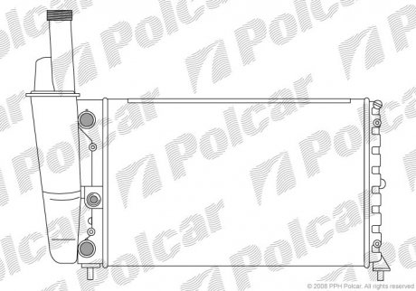 Радиатор охлаждения Polcar 3017082