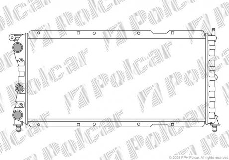 Радиатор охлаждения Polcar 301708A5