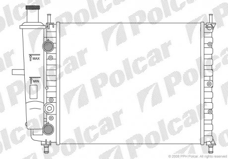 Радиатор охлаждения Polcar 3018085