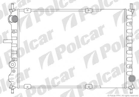 Радиатор охлаждения Polcar 301808A2