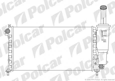 Радіатор охолодження Polcar 302208-6