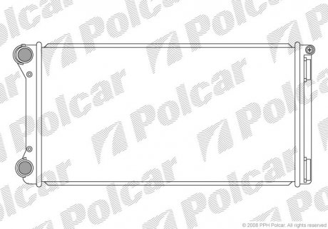 Радиатор двигателя Polcar 302208A4 (фото 1)