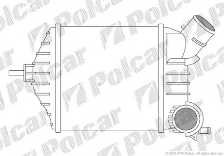 Радіатор повітря(Інтеркуллер) Polcar 3022J81X