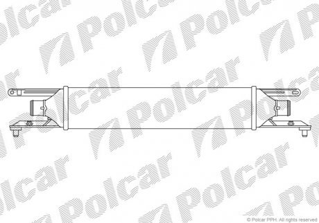 Радиатор воздуха (интеркулер) Polcar 3024J8-2