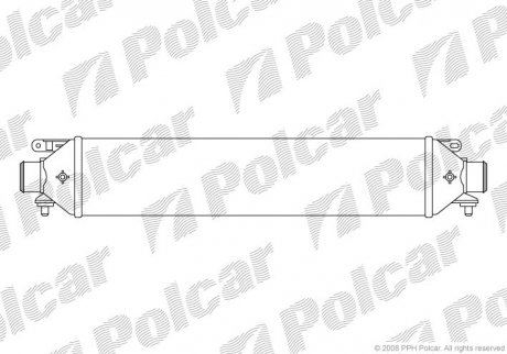 Радиатор воздуха (интеркулер) Polcar 3024J83X