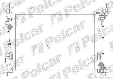 Радиатор охлаждения Polcar 3025081