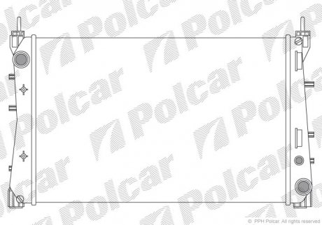 Радиатор охлаждения Polcar 302508A2