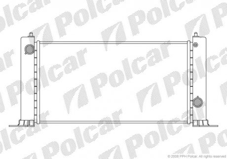 Радіатор двигуна SRL Polcar 303008-1