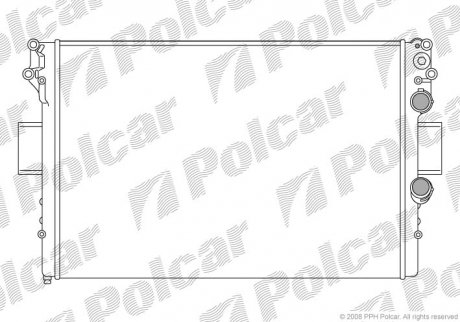 Радиатор охлаждения Polcar 3052081