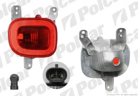 Фара противотуманная задняя Polcar 30A197X