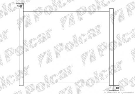 Радиатор кондиционера Polcar 3161K8C1