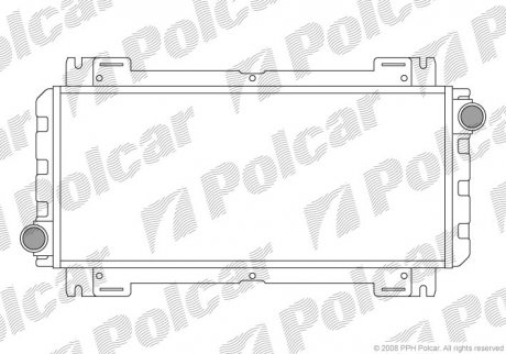 Радиатор охлаждения Polcar 320808A1