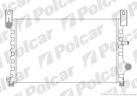 Радиатор охлаждения Polcar 320908-2