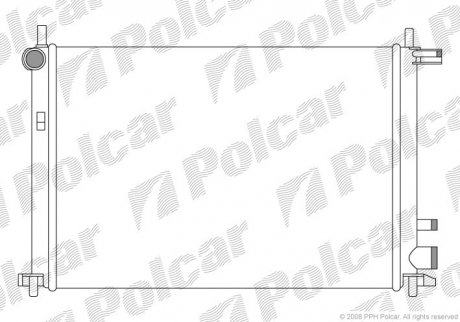 Радиатор охлаждения Polcar 321008A1