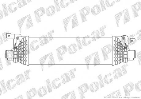 Радиатор воздуха (интеркулер) Polcar 3212J81X