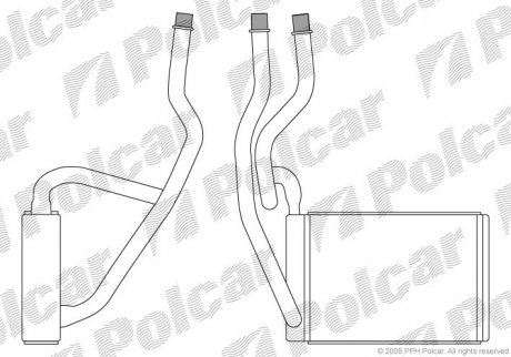 Радиатор обогрева Polcar 3212N8-1