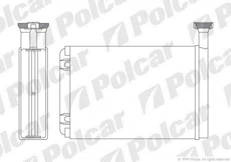 Радиатор обогрева Polcar 3216N8-2