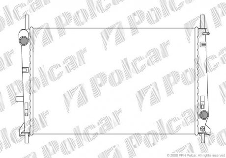 Радіатор охолодження Polcar 321708-3