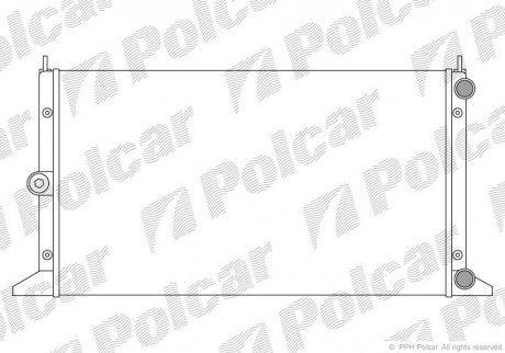 Радиатор охлаждения Polcar 324008A3